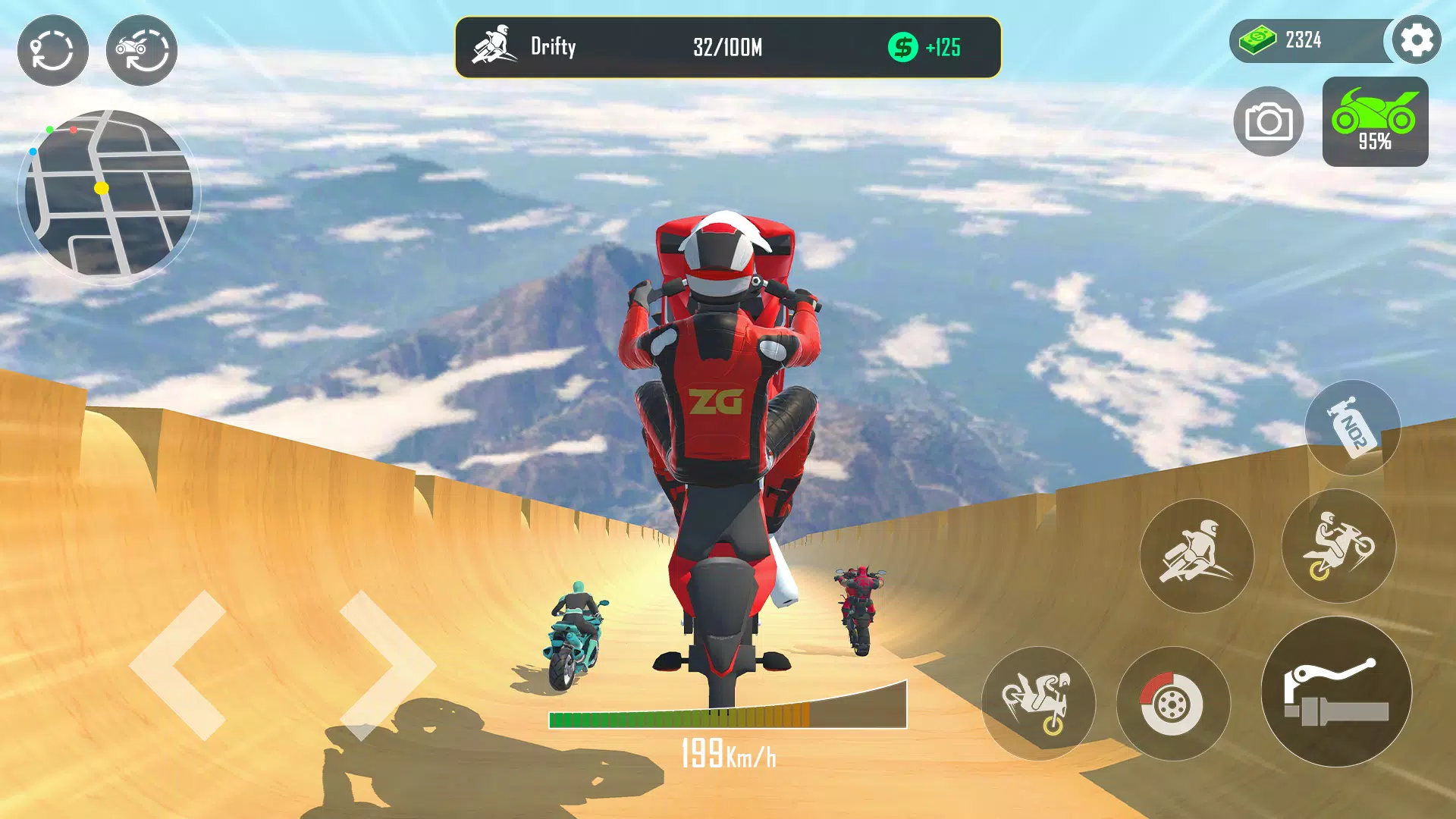 GT Moto Stunt 3D Скриншот 3
