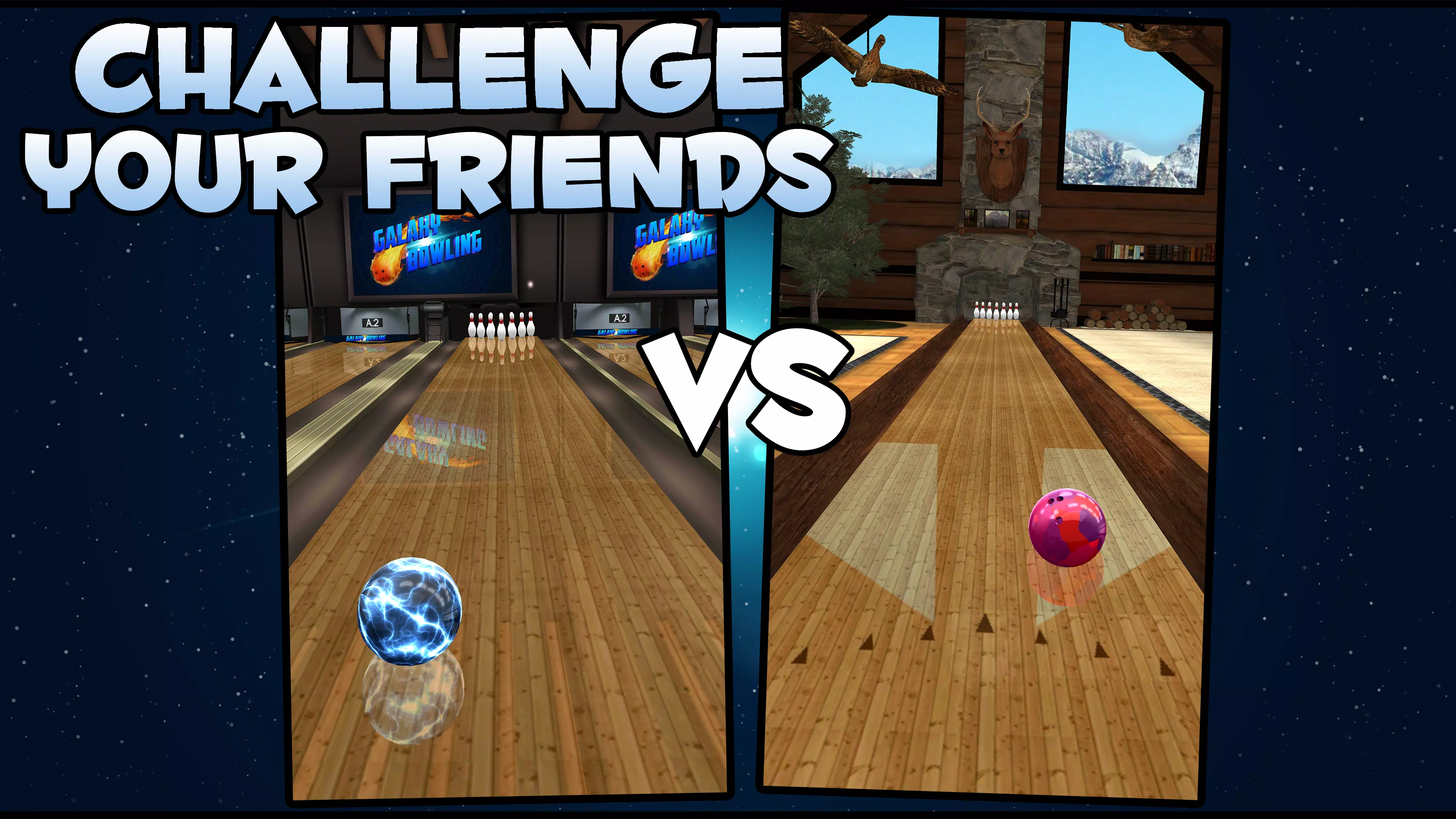 Galaxy Bowling 3D應用截圖第1張