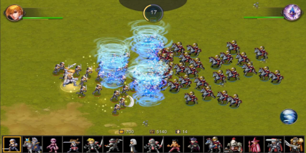 Miragine War In-Game Scene