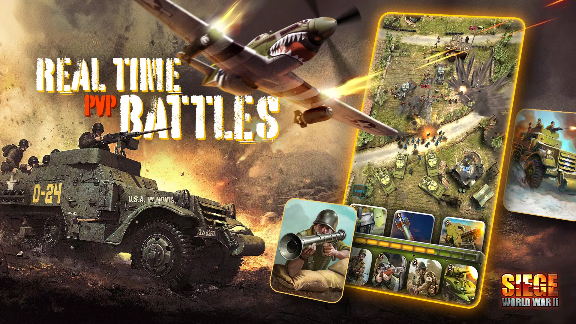 SIEGE: World War II Скриншот 0