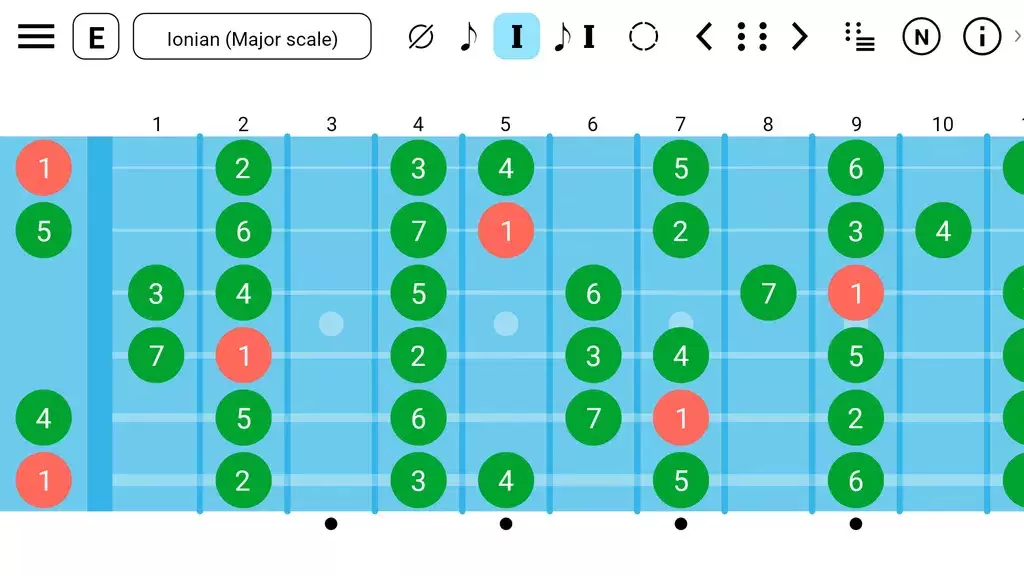 Guitar Fretboard: Scales Captura de tela 0