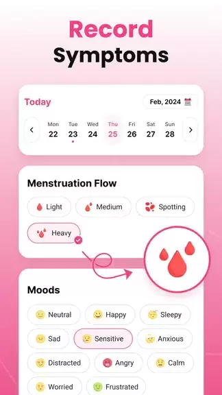 Period Tracker Ovulation Cycle स्क्रीनशॉट 2