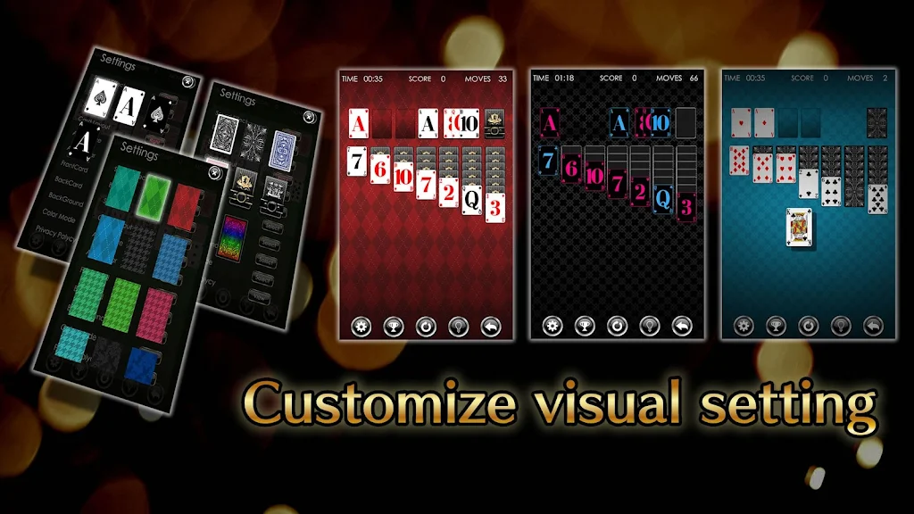 Solitaire Klondike HD Ảnh chụp màn hình 1
