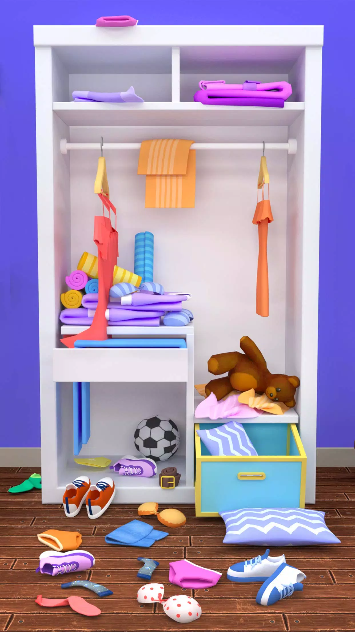 Fill the Closet: Organize Game Скриншот 0