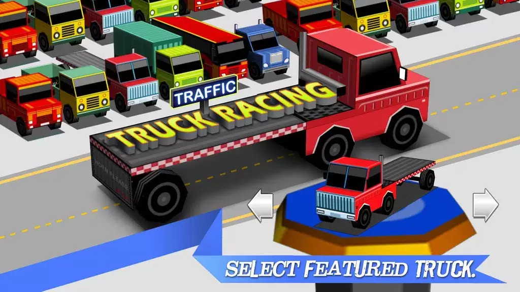 Truck Traffic Racing3D Tangkapan skrin 0