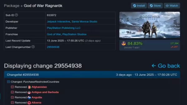 取消区域限制后PlayStation独占作品重返Steam