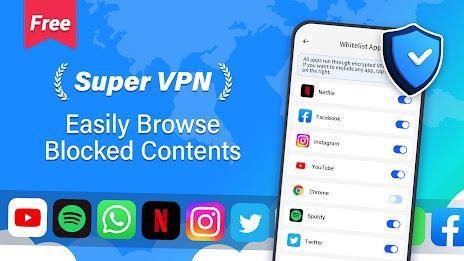 Super VPN Captura de pantalla 2