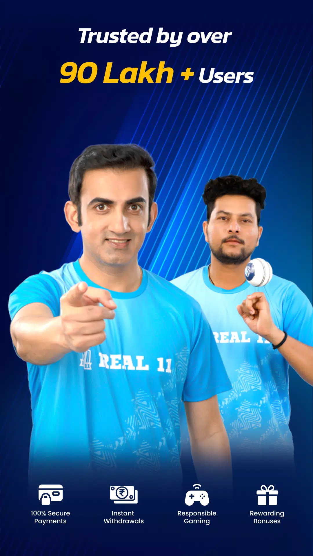 Real11: Play Fantasy Cricket Captura de pantalla 1