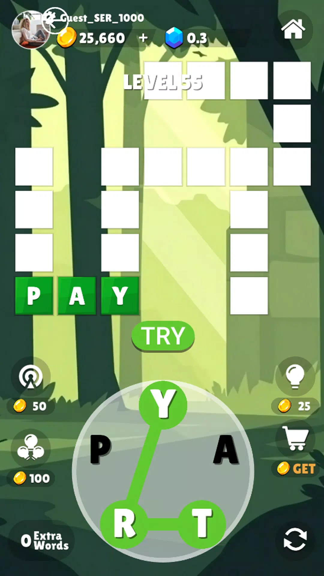 WordCrush スクリーンショット 1