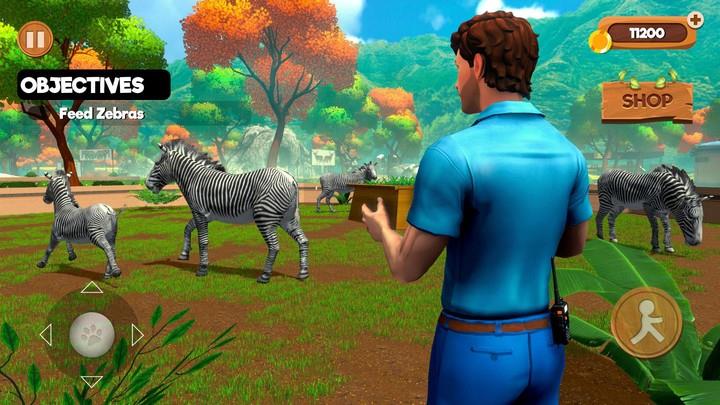 Wonder Animal Zoo Park Games Captura de pantalla 1