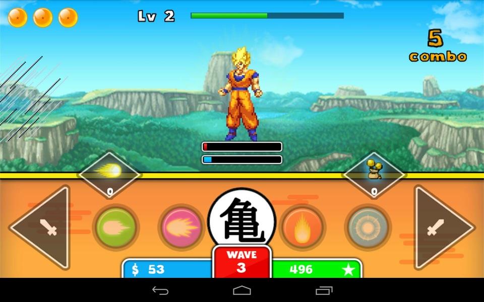 Goku Saiyan Warrior ဖန်သားပြင်ဓာတ်ပုံ 2