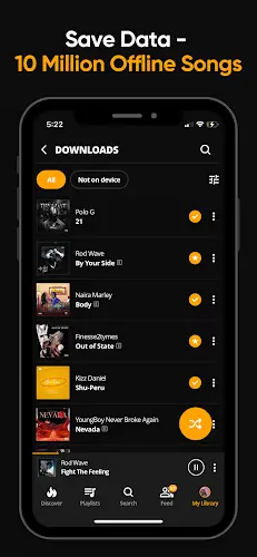 Audiomack: Music Downloader Tangkapan skrin 1