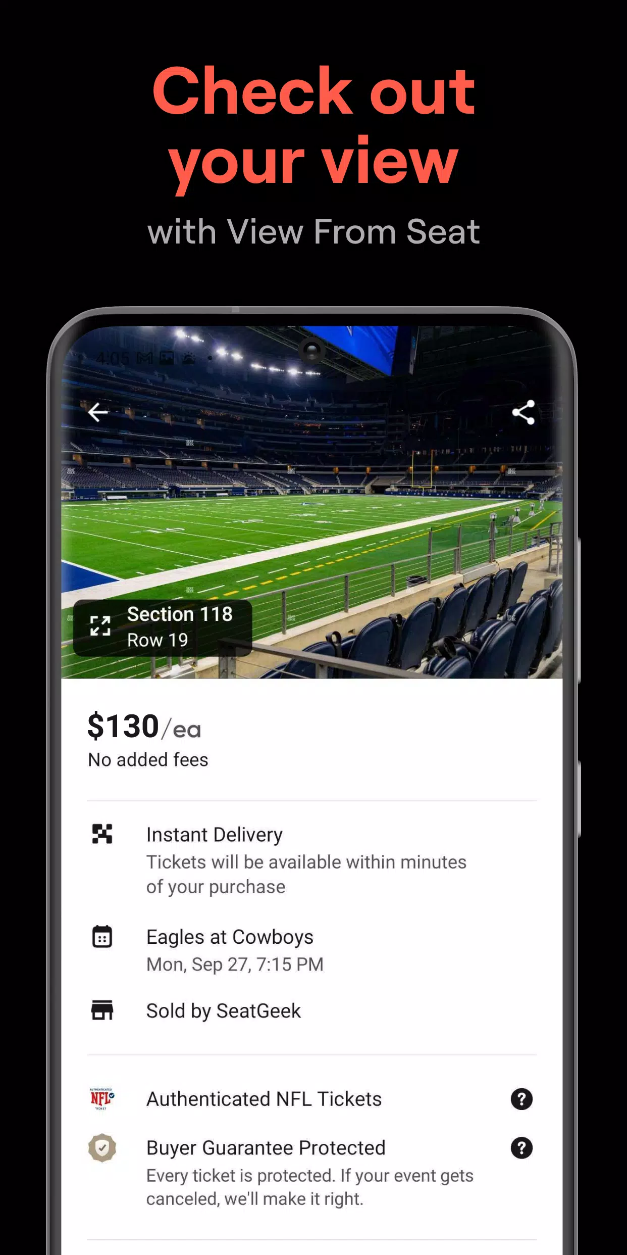 SeatGeek – Tickets to Events Screenshot 2