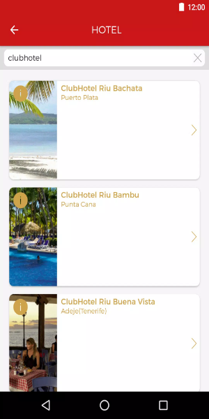 Riu PartnerClub Screenshot 2