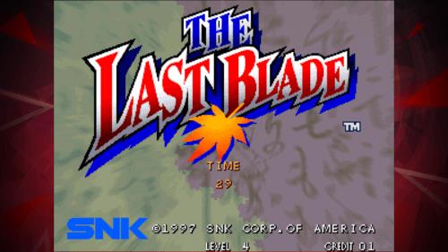 THE LAST BLADE ACA NEOGEO Screenshot 0