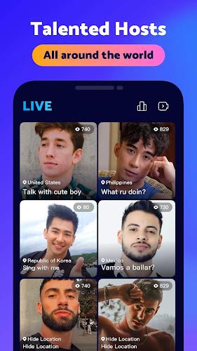 Blued: Gay Live Chat & Dating Screenshot 0