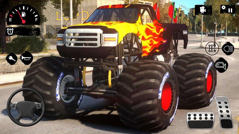 Hillock Monster Truck Driving स्क्रीनशॉट 1