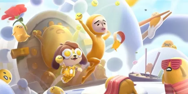 Gudetama se hace cargo de la isla de la amistad en el mes de Hello Kitty de Meh Adventure