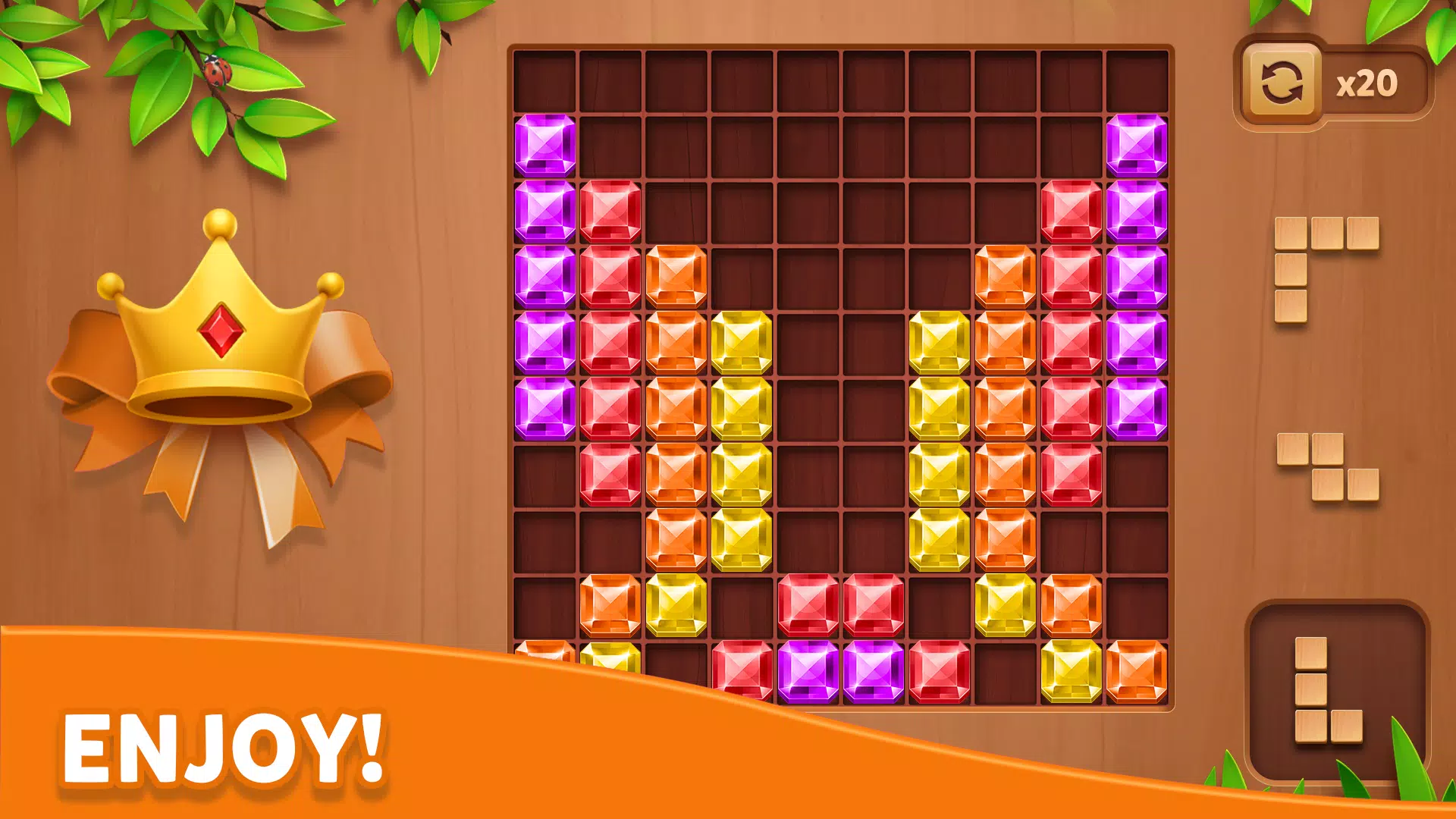 Cube Block - Woody Puzzle Game Ảnh chụp màn hình 3