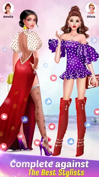 Fashion Game: Makeup, Dress Up ဖန်သားပြင်ဓာတ်ပုံ 1