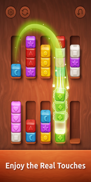 Colorwood Sort Puzzle Game Mod Screenshot 1