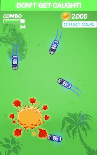 Police Car Escape - Pursuit Car Game Скриншот 3