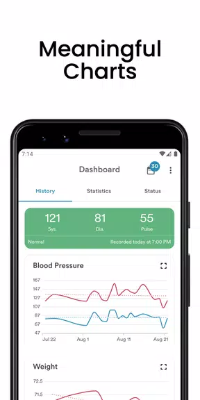 AVAX Blood Pressure Diary スクリーンショット 0