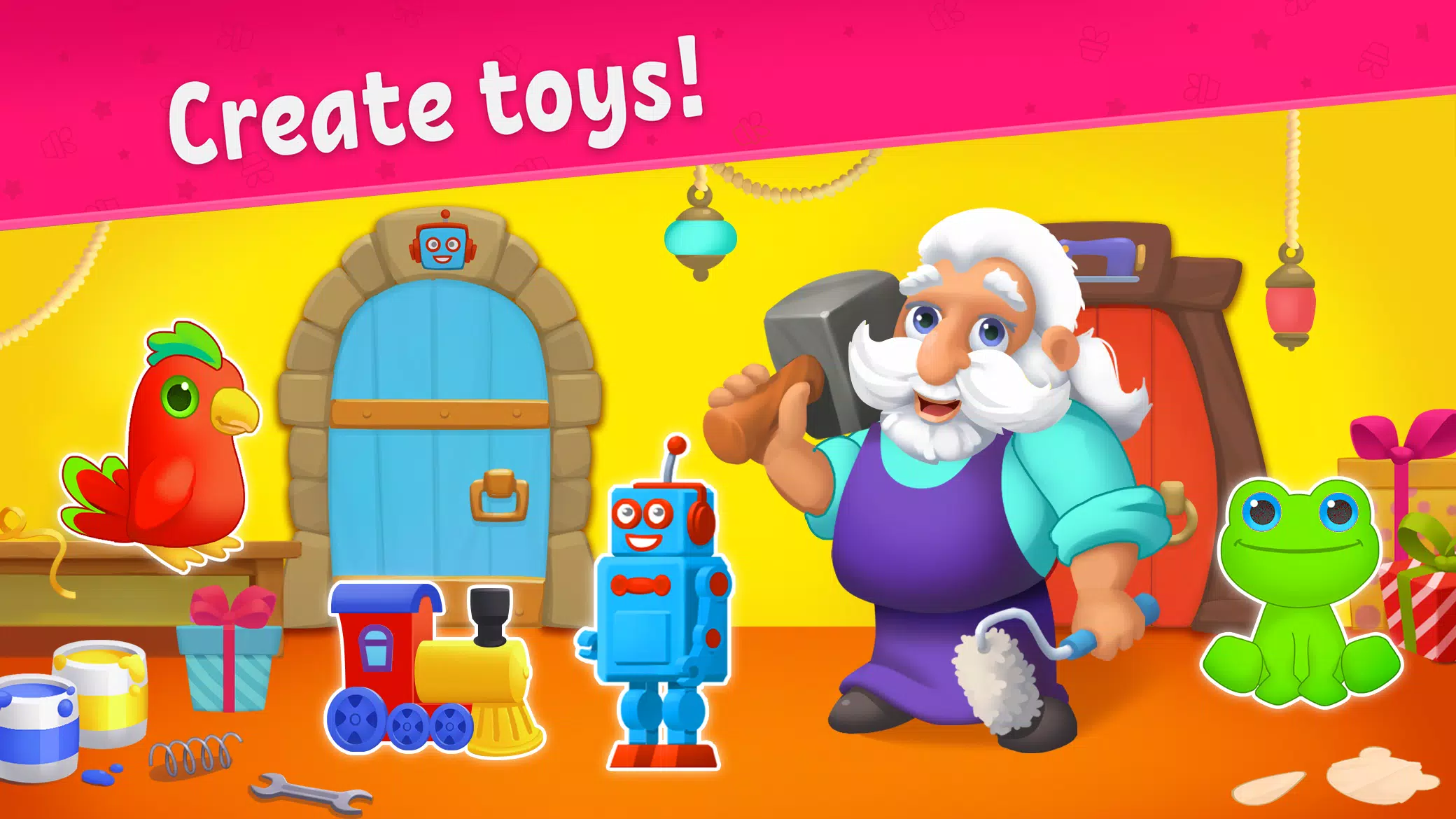 Toy maker, factory: kids games Zrzut ekranu 0