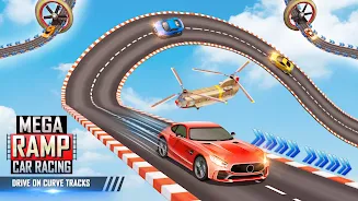 Mega Ramp Car Racing Master 3D Tangkapan skrin 2