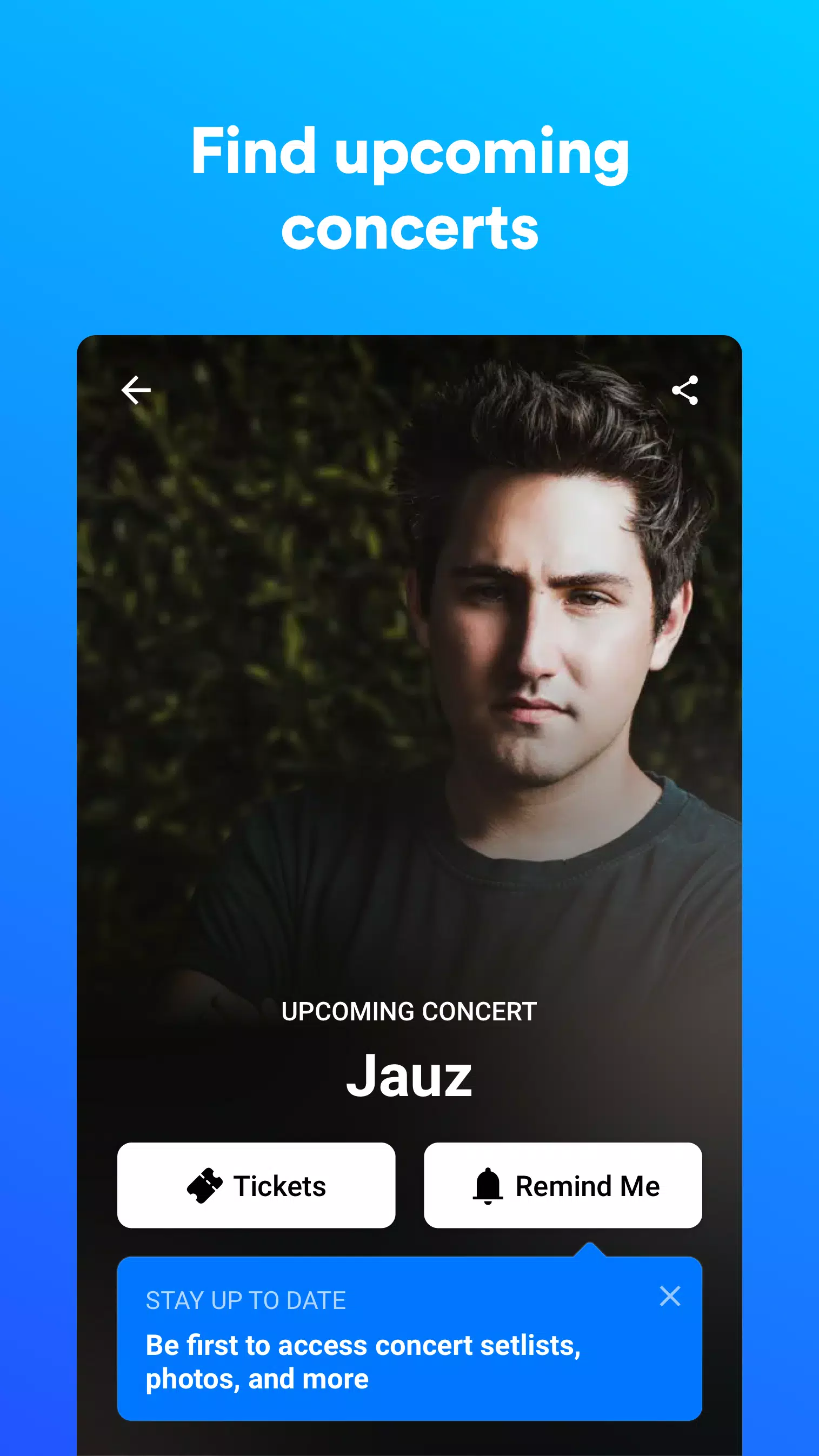 Shazam: músicas e shows Captura de tela 3