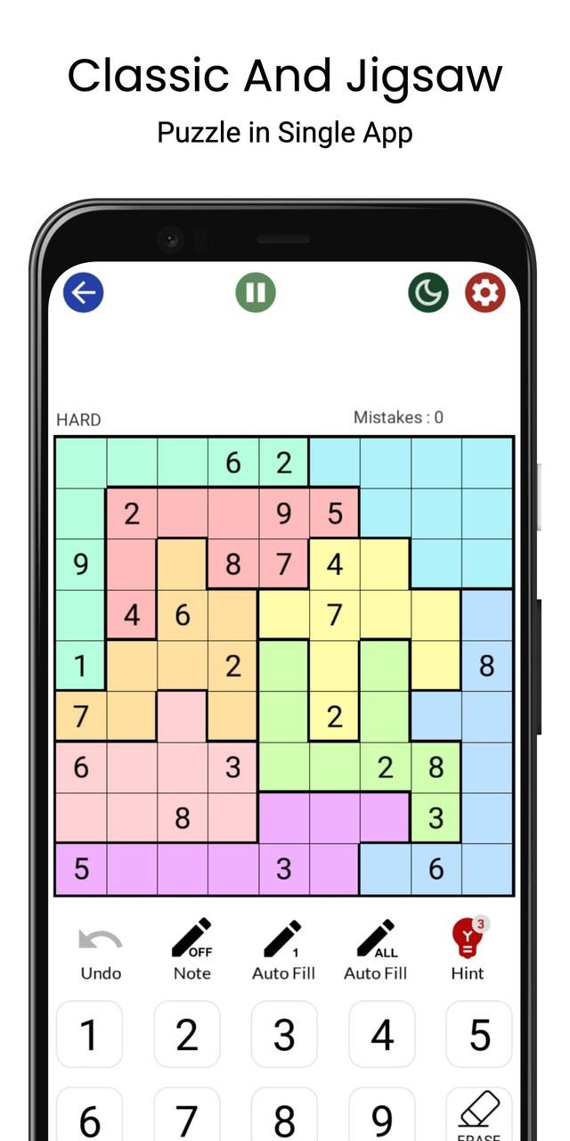 Sudoku - Classic & Jigsaw Ảnh chụp màn hình 2