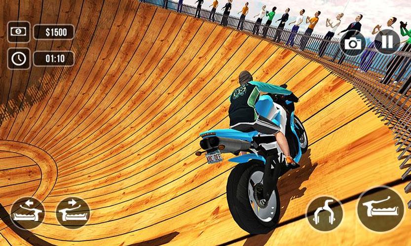 Well of Death Bike Stunts Ride Ảnh chụp màn hình 1