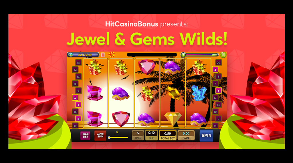 Jewel & Gems Wilds Slot! Ekran Görüntüsü 0