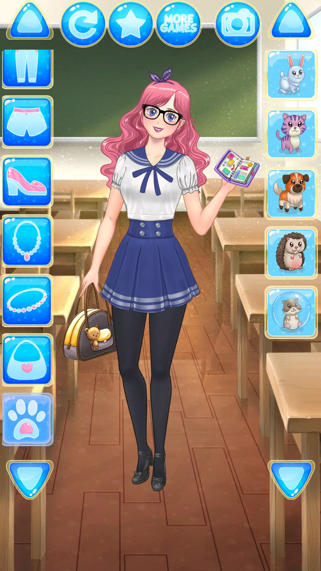 High School Anime Dress Up Screenshot 1