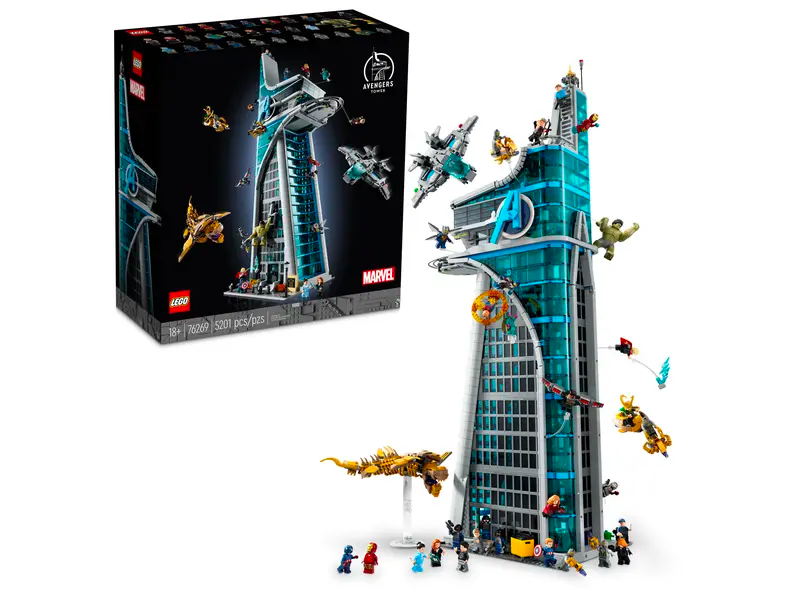 Set Lego Menara Avengers
