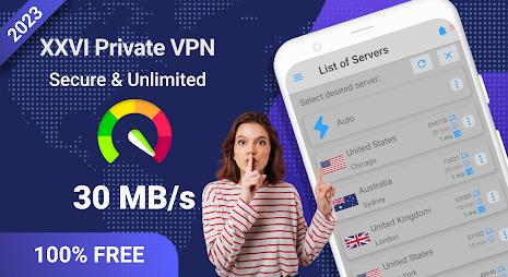 XV Private VPN - Fast Proxy Скриншот 0