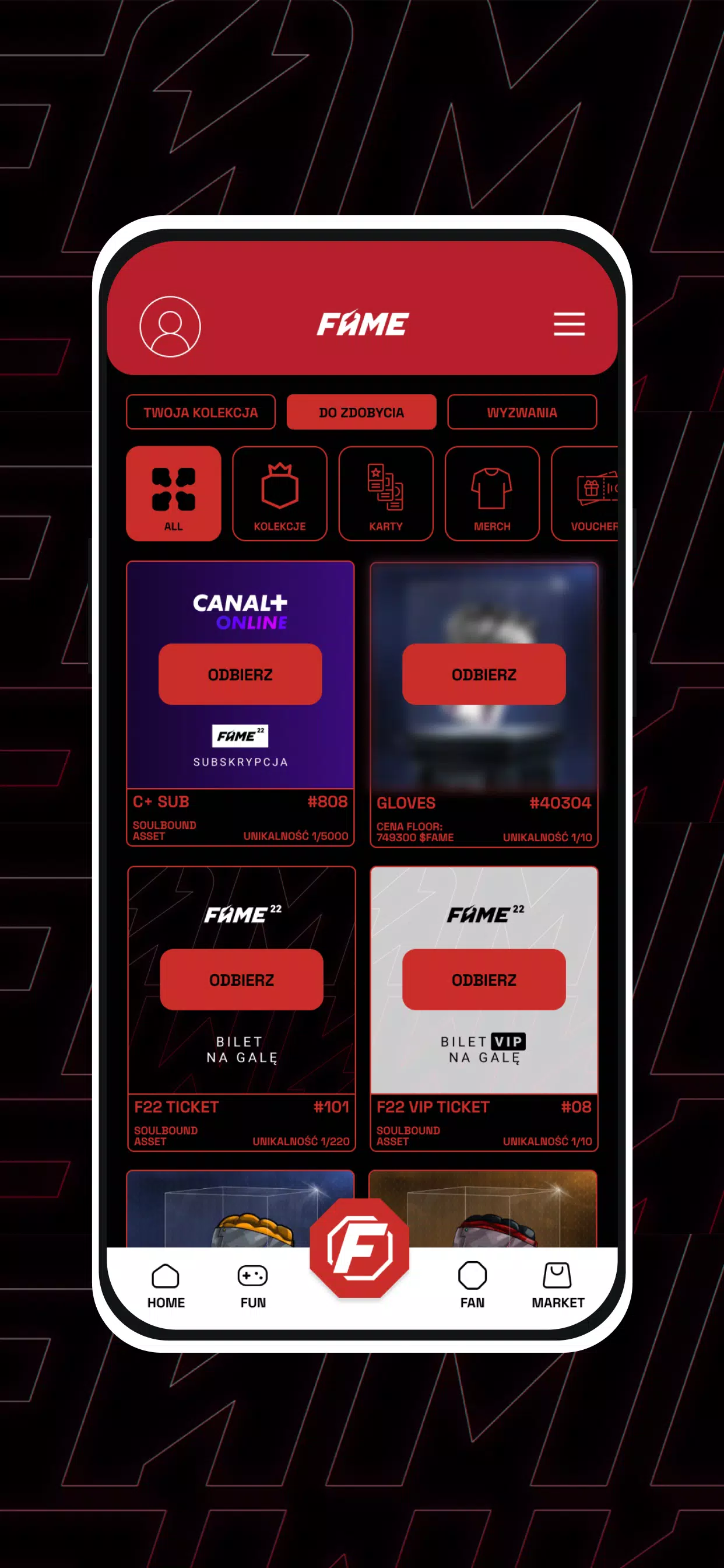 FAME MMA APP Captura de tela 1