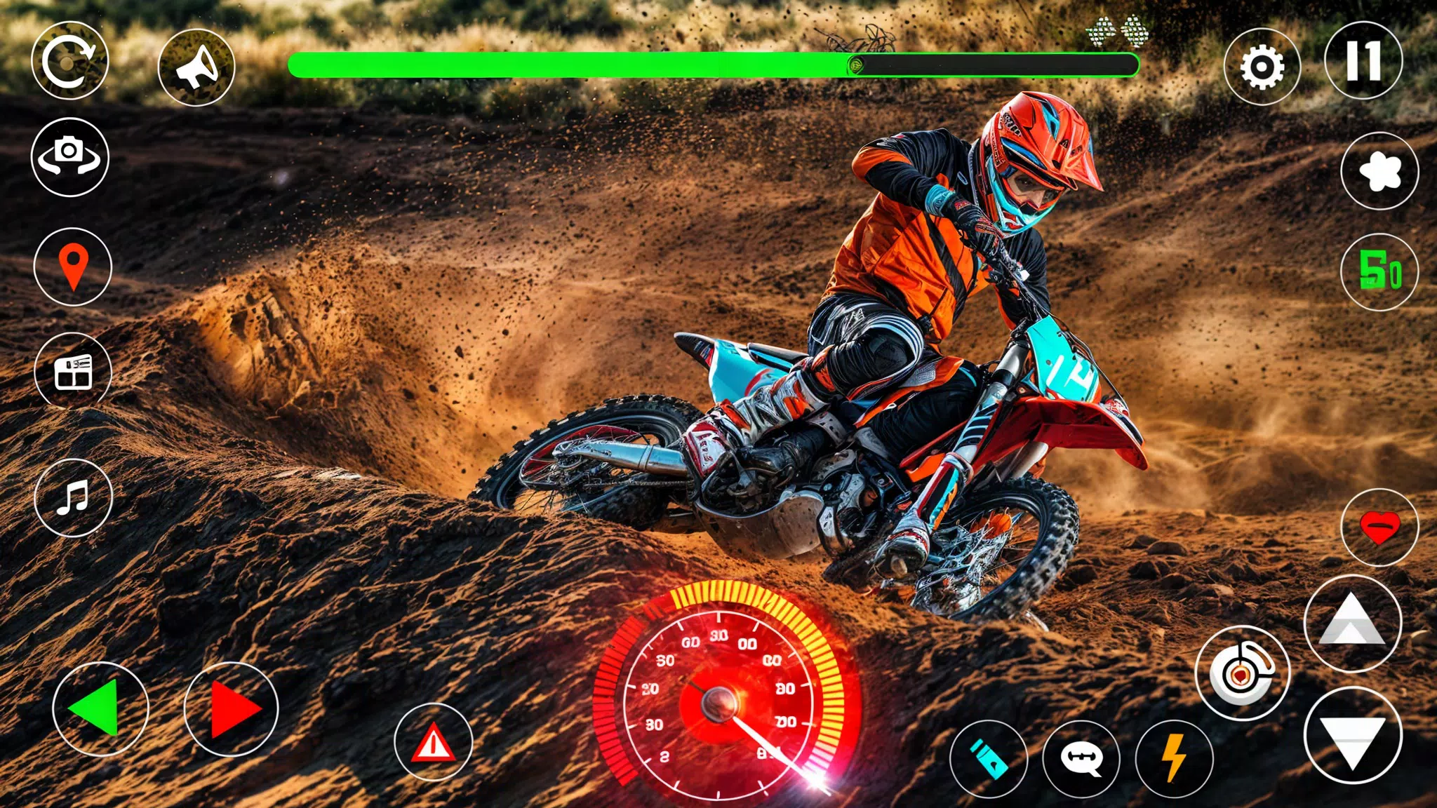 Motocross Dirt Bike Racing 3D Скриншот 3