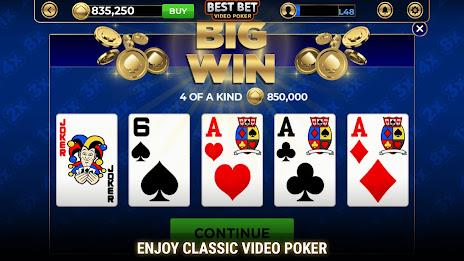 Best-Bet Video Poker Captura de pantalla 1