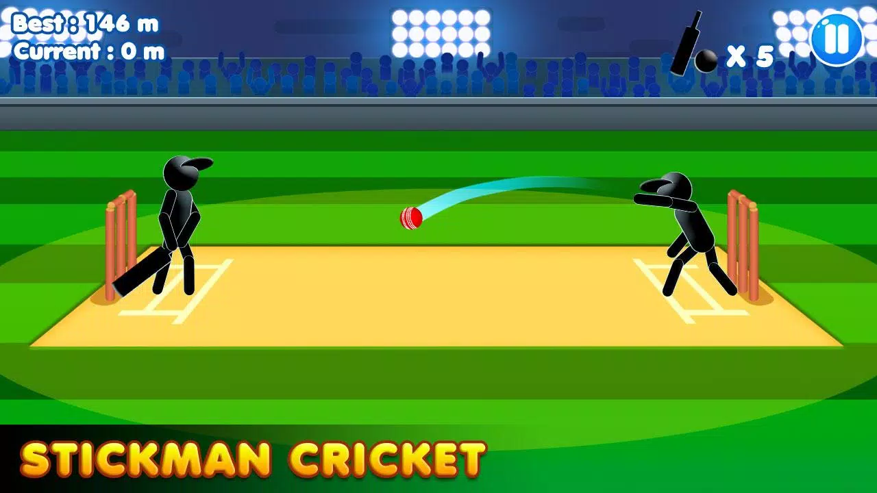Stickman Cricket:Cricket Games Capture d'écran 0