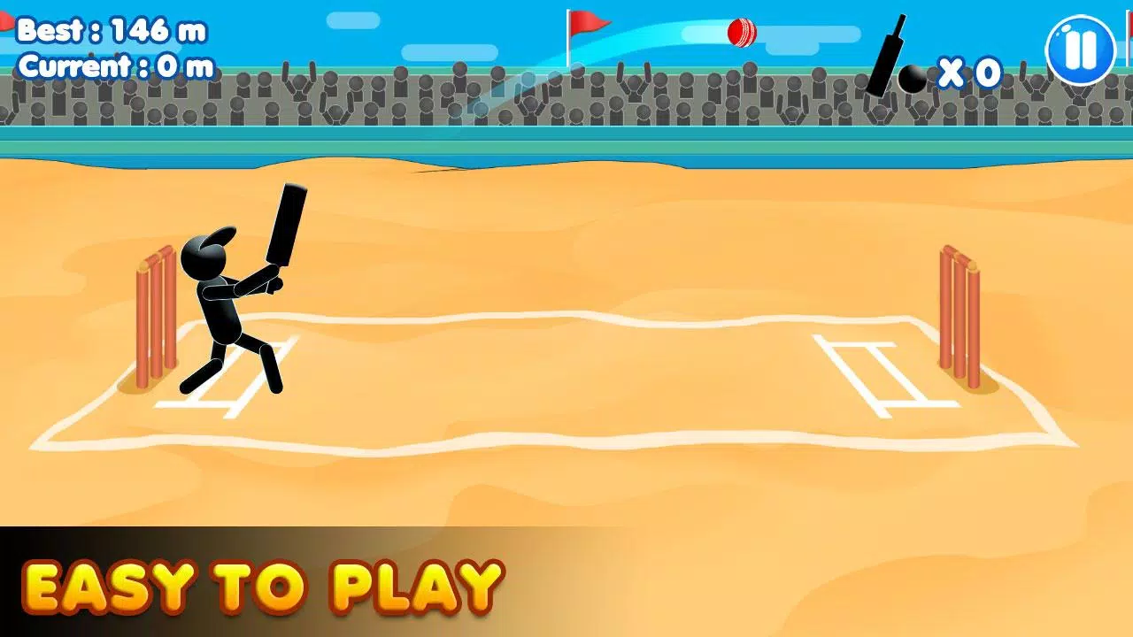Stickman Cricket:Cricket Games Capture d'écran 2