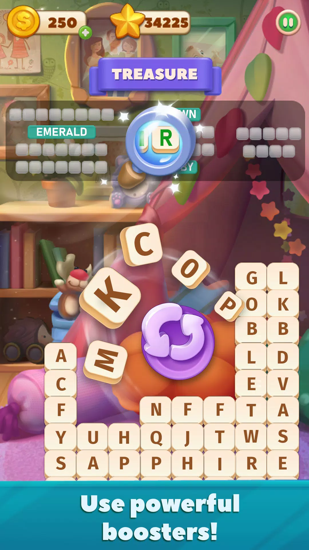 Word Scramble - Family Tales Capture d'écran 3