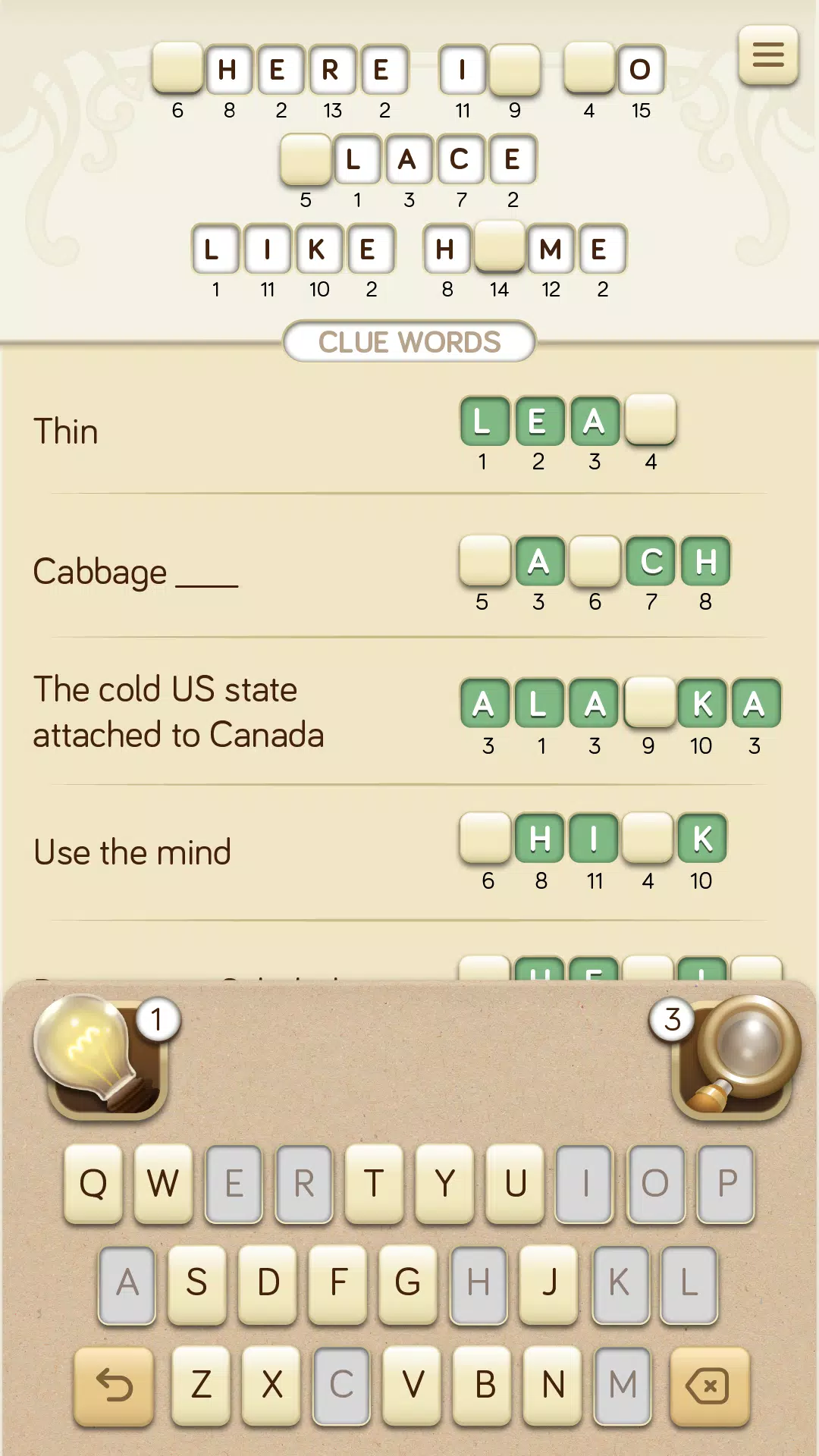 Logicross: Crossword Puzzle應用截圖第3張