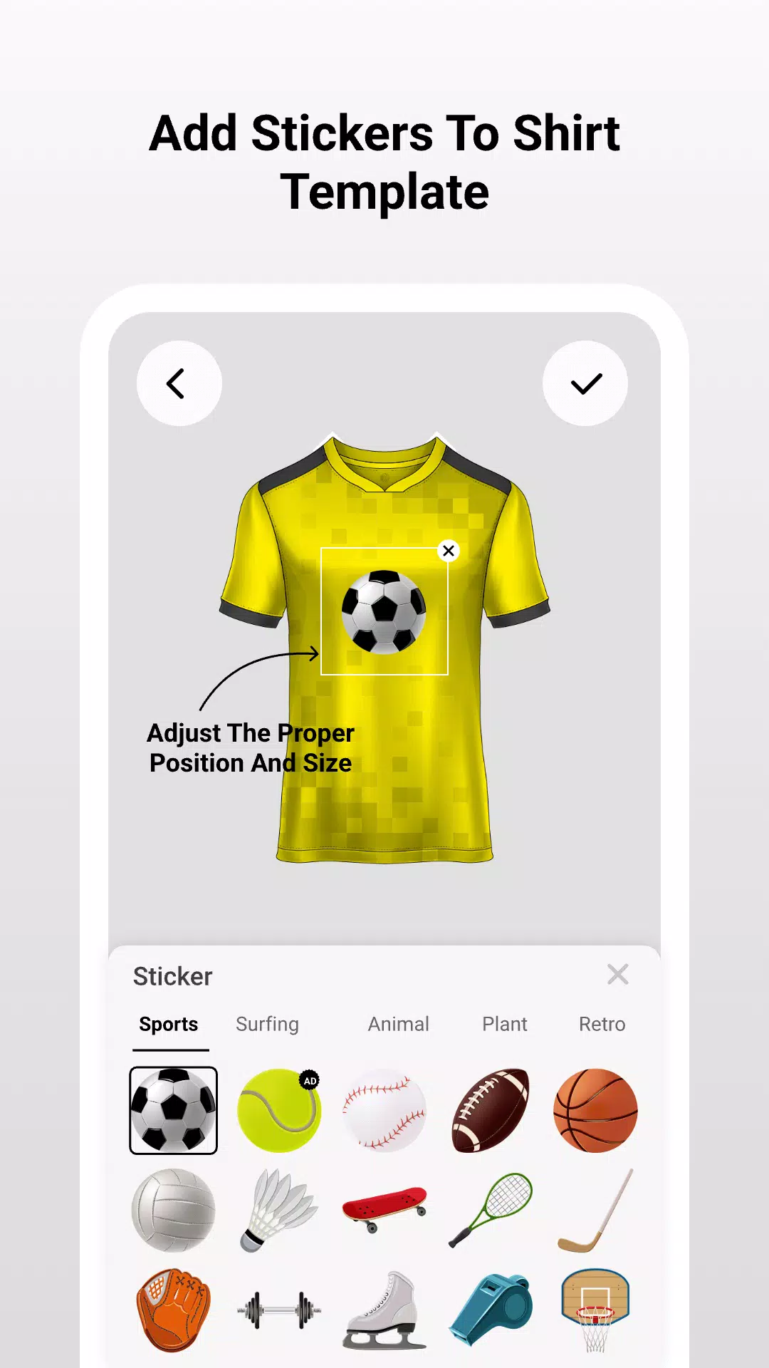 Sport Shirt Capture d'écran 2