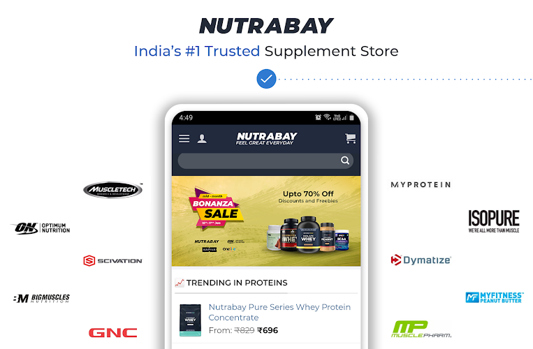 Nutrabay: Supplements Store Capture d'écran 0