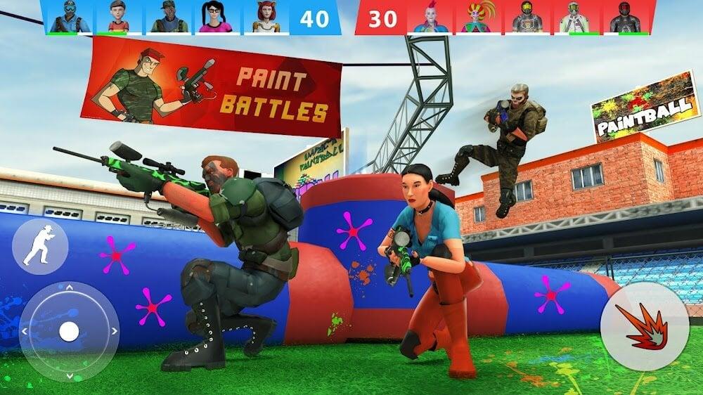 Paintball Shooting Game 3D Ảnh chụp màn hình 0