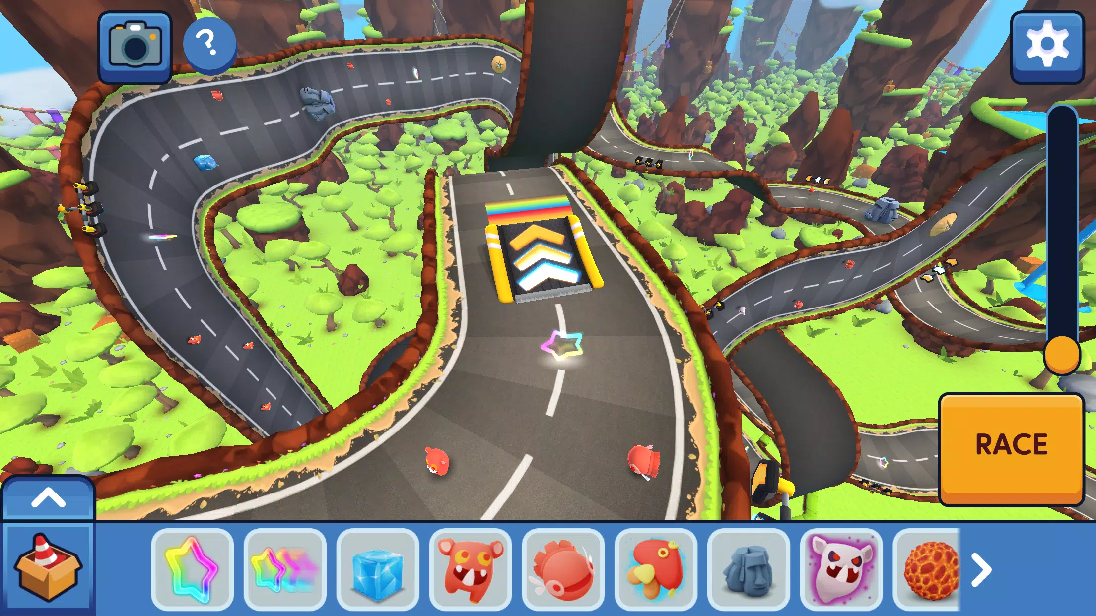 Starlit On Wheels: Super Kart Captura de tela 2