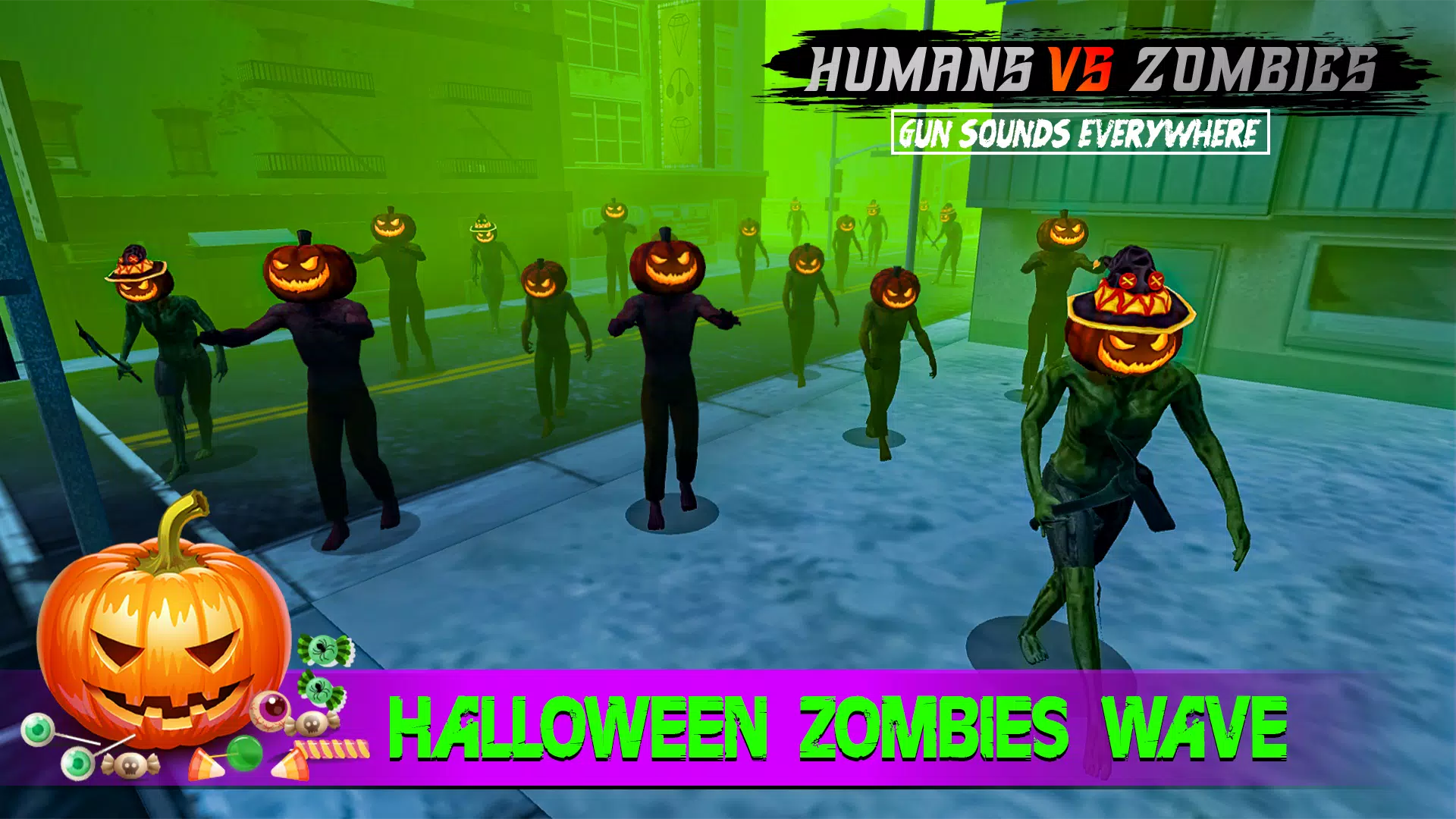 Human Vs Zombies Shooting Captura de pantalla 0