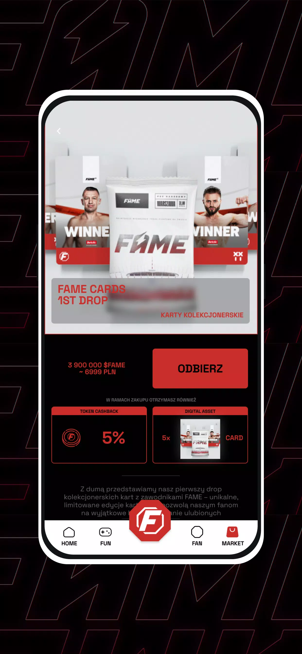 FAME MMA APP Captura de tela 2