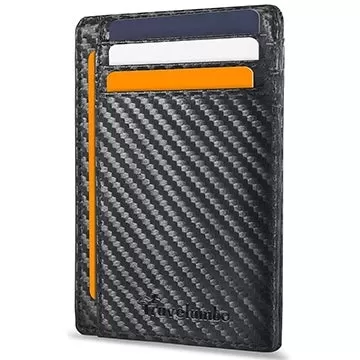 Consigue una billetera de cuero slim para hombre con bloqueo RFID por $5